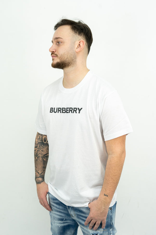 BURBERRY | T-SHIRT BIANCA CON BIG LOGO